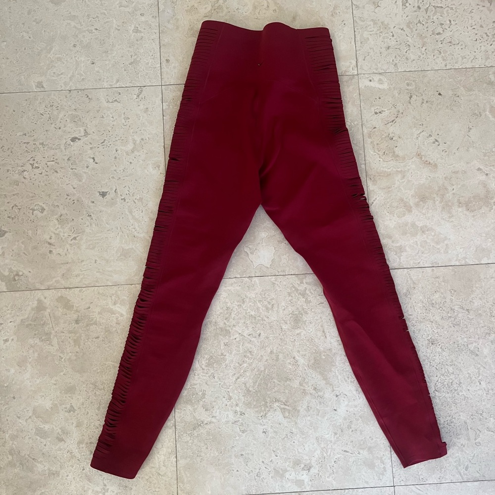 Nike Brand New with Tags Red Leggings with Side Cutouts